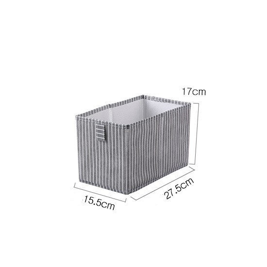 Non-woven folding sundries storage box