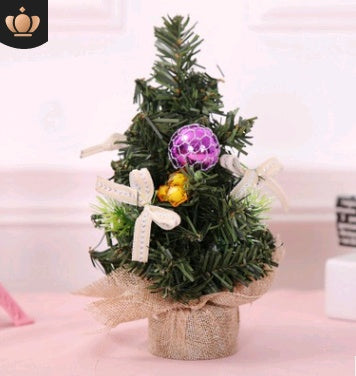 Christmas Ornaments Tree 20cm Mini Christmas Decoration Tree Christmas Day Mall Decoration Desktop Ornaments Small Tree