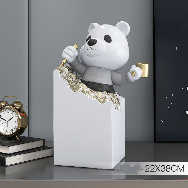 Creative Panda Living Room Decoration Ornaments Home