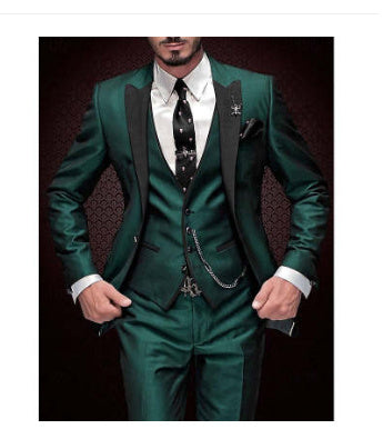 Men's Three-piece Suit Bridegroom Best Wedding Suit