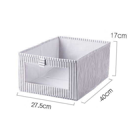 Non-woven folding sundries storage box