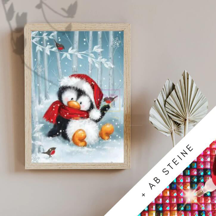 Christmas Snowman Diamond Painting