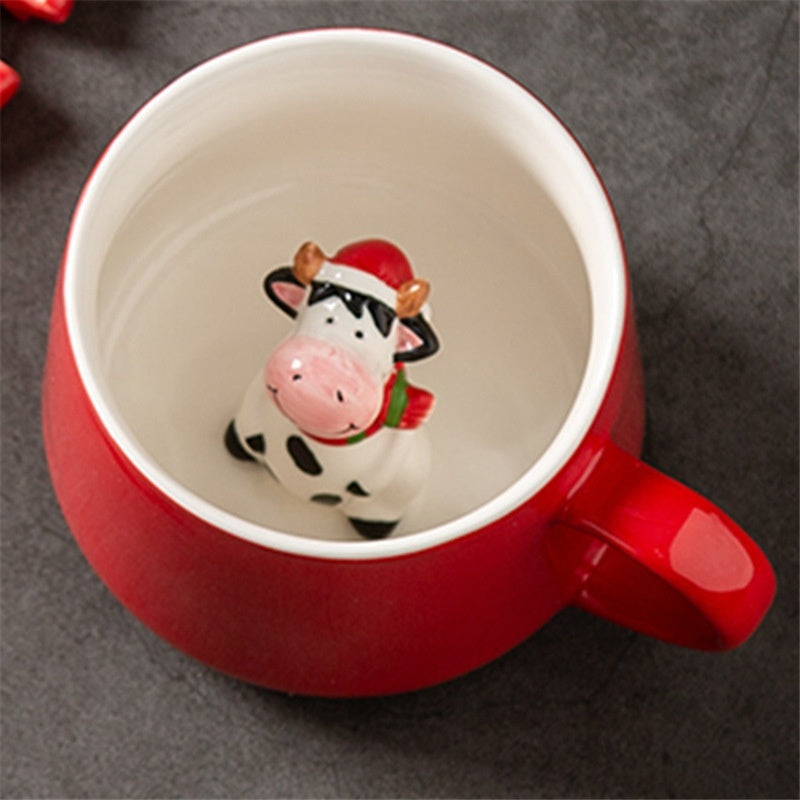 Creative Christmas Gift Ceramic Water Cup