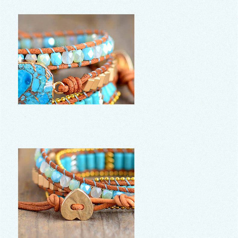 Turquoise Bracelet Bohemian Style Bracelet Unique Gift