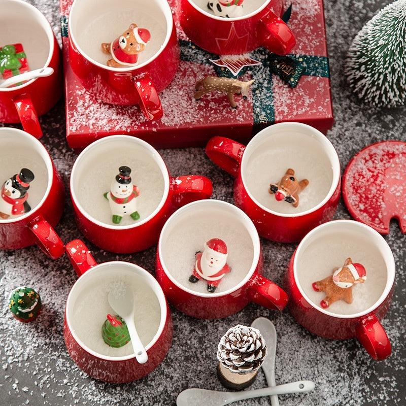 Creative Christmas Gift Ceramic Water Cup