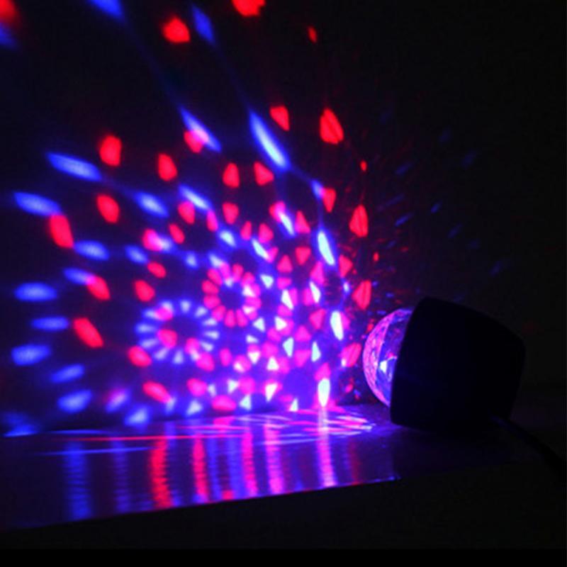 led crystal magic ball light