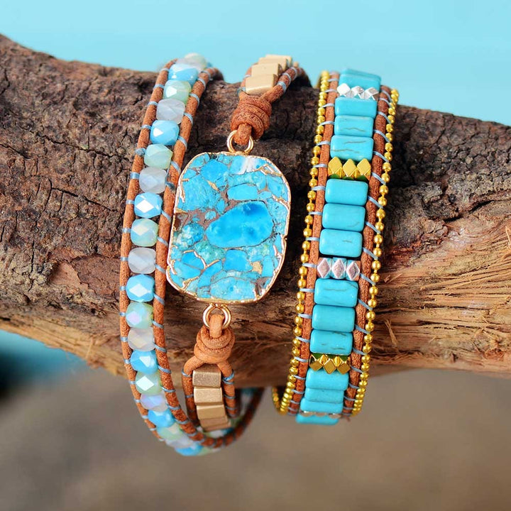 Turquoise Bracelet Bohemian Style Bracelet Unique Gift