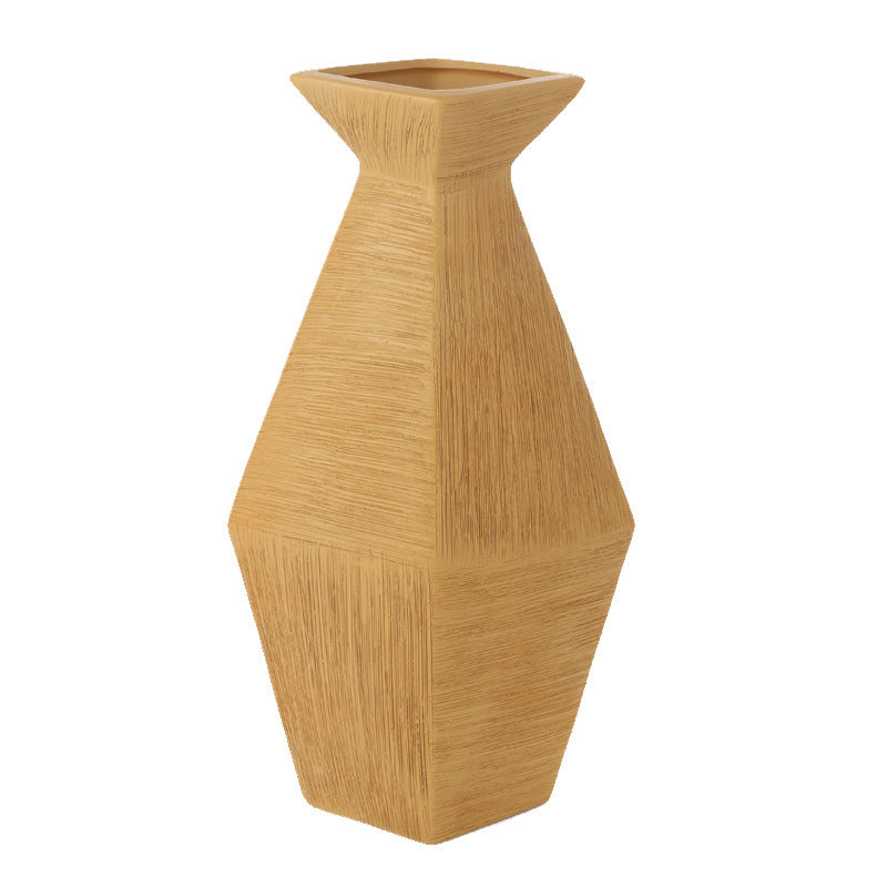 Creative geometric vase three-piece home decoration