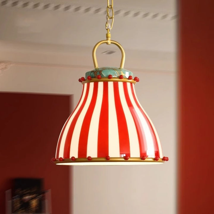 Circus Restaurant Chandelier Dream Colored Glaze Glass Ambience Light