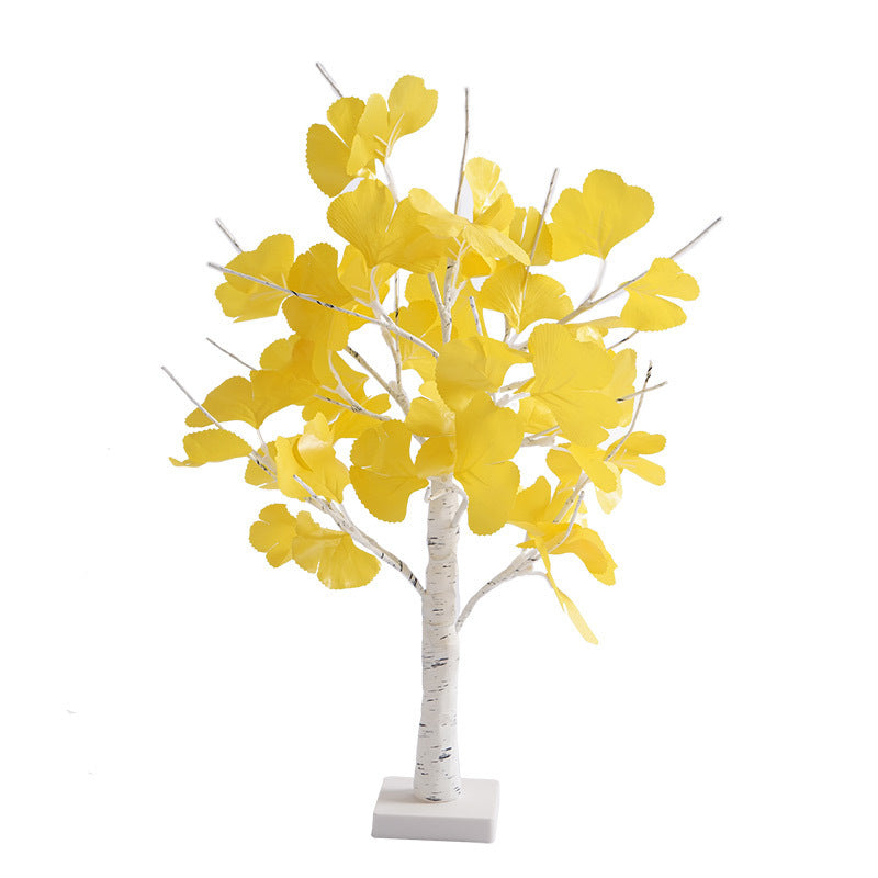 Home Decoration Ginkgo Leaf Tree Modeling Lamp