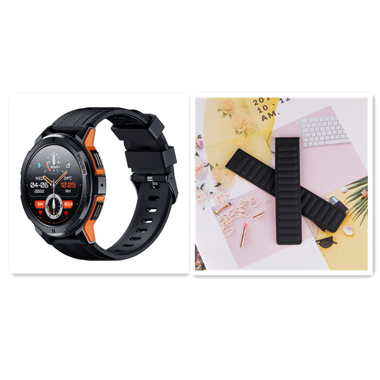 Smart Bracelet Bluetooth Calling 143-inch Amoled Screen Oxygen Language Assistant Multi-sport Mode