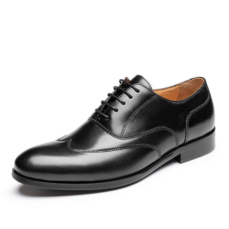 Cowhide Men's Shoes Formal Wear Business Men