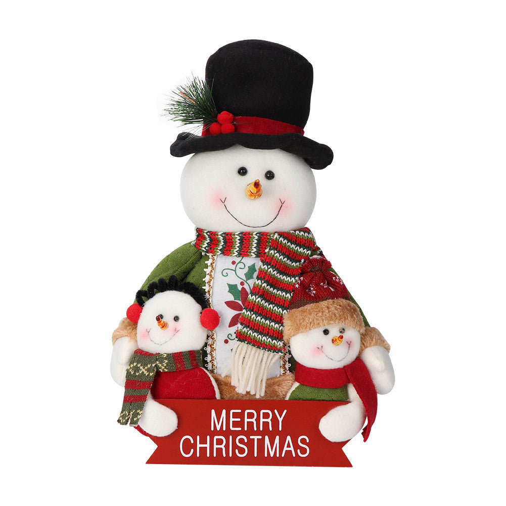 Christmas Decoration Supplies Home Decoration Christmas Gift Santa Claus Snowman Ornaments