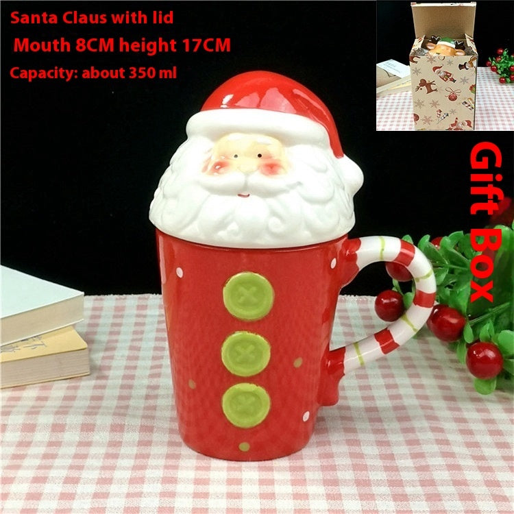 Creative Christmas Gift Ceramic Water Cup