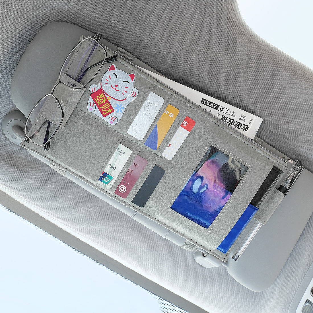 Multifunctional Car Sun Visor Storage Bag