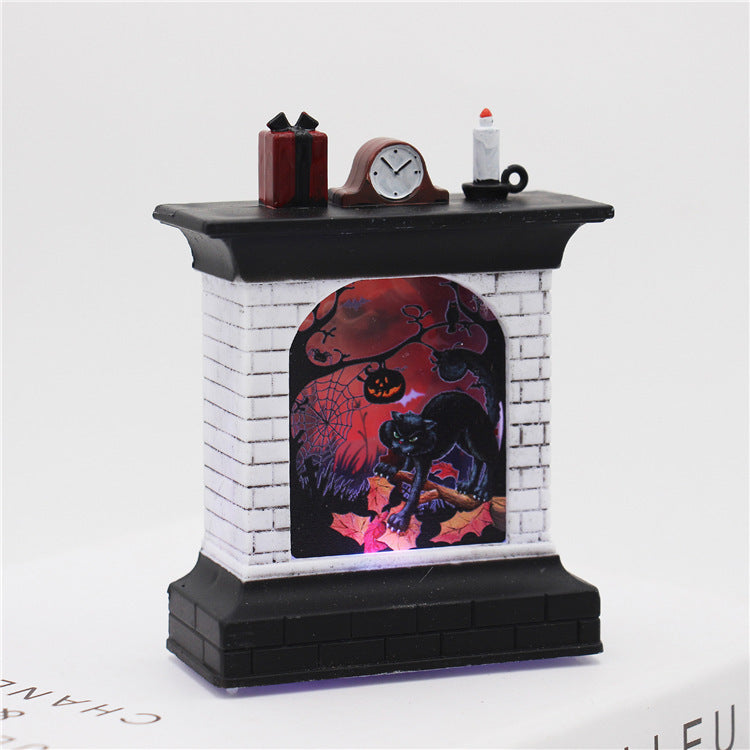 Halloween Pumpkin Light Lamp Door Room Decoration LED Lantern Party Home Props Houses Christmas Garland Fairy Holiday Lamp
