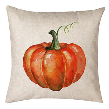 Thanksgiving Pumpkin Pillow Linen Sofa Pillow Cushion