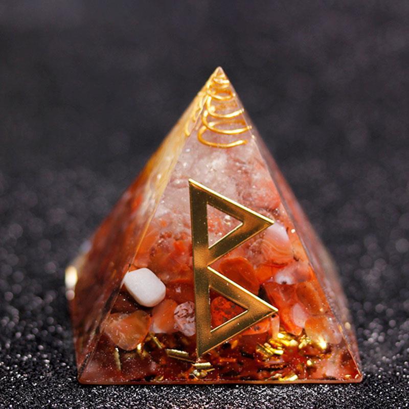 Pyramid Crystal Gravel Epoxy Resin Home Decoration