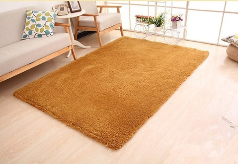 Living Room Rug Area Solid Carpet Fluffy Soft Home Decor White Plush Carpet Bedroom Carpet Kitchen Floor Mats White Rug Tapete