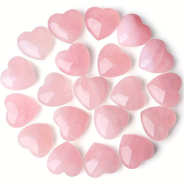 Cross-border Preferred Bulk 2CM Natural Heart Love Heart Stone Birthday Gift Home Decoration Heart-shaped Craft