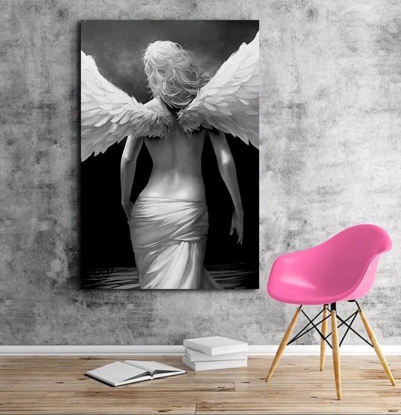 Angel Canvas Poster Home Decoration Frameless Painting