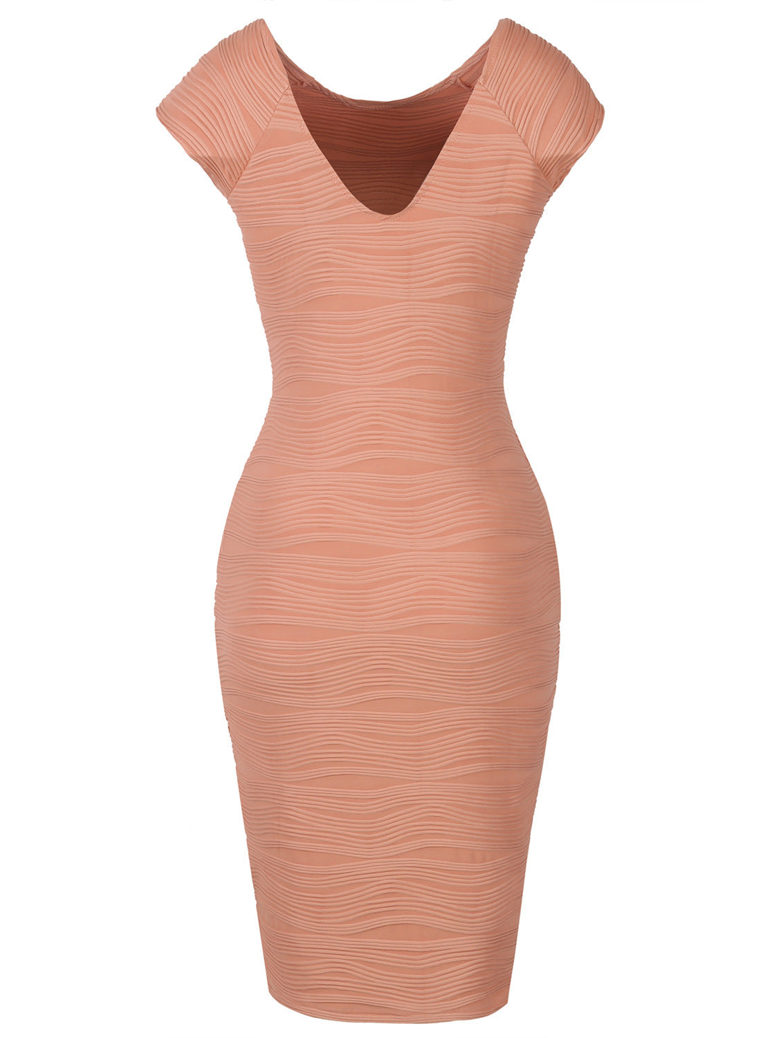 Oversized Slim Fit Plus Size Pencil Dress