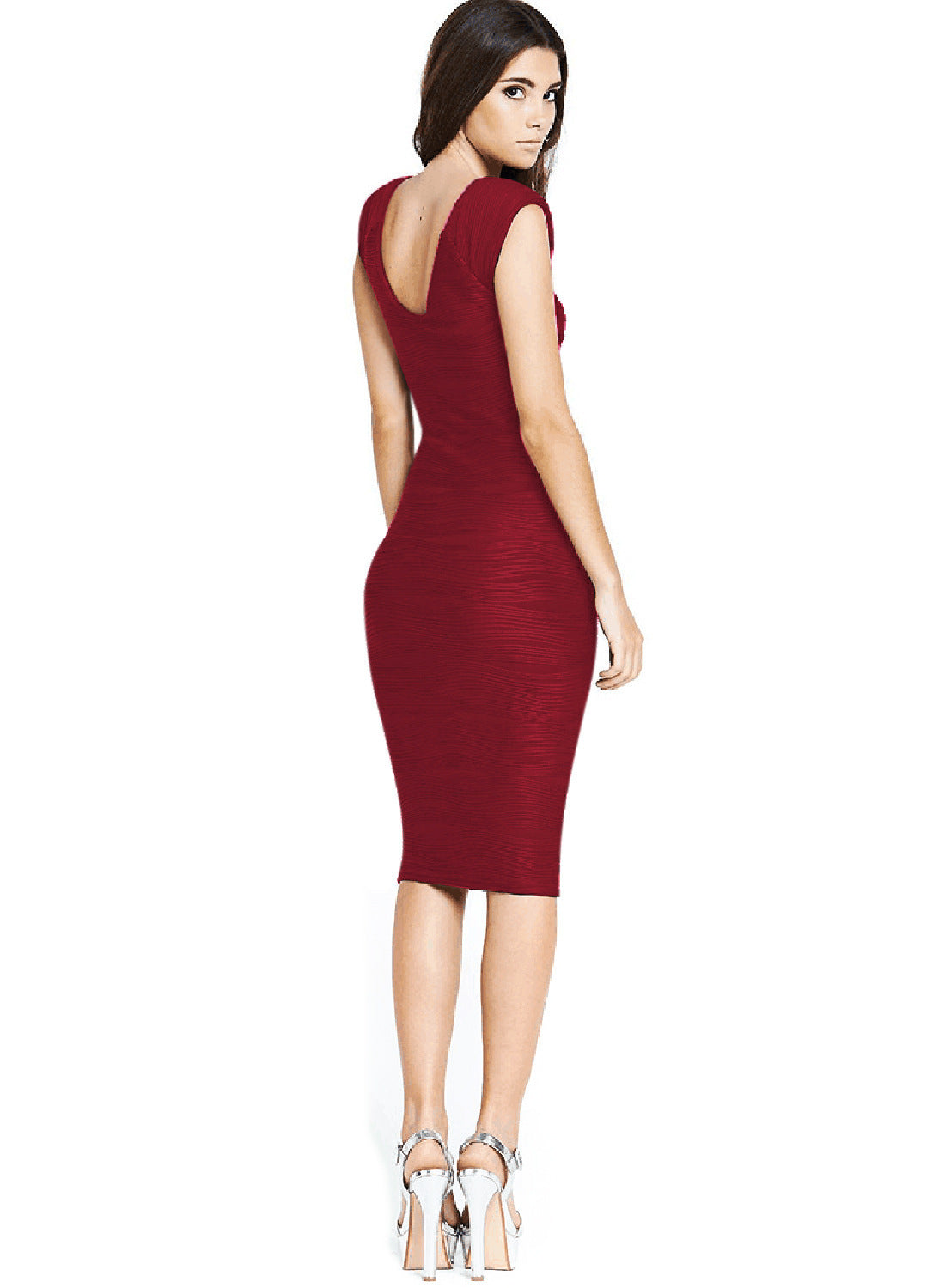 Oversized Slim Fit Plus Size Pencil Dress