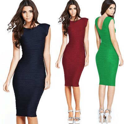 Oversized Slim Fit Plus Size Pencil Dress