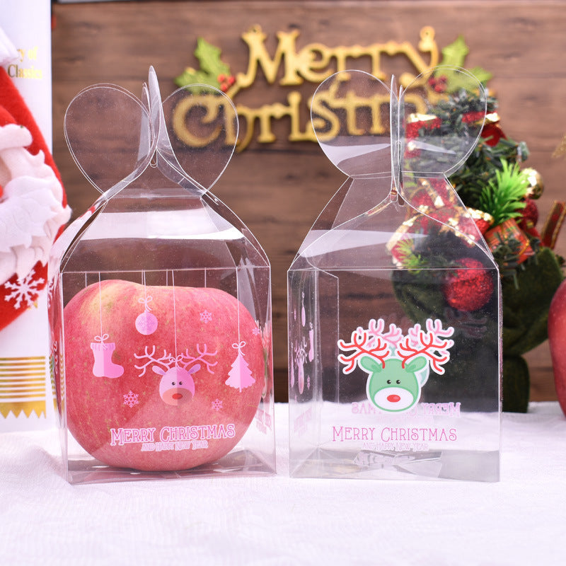 Christmas transparent fruit box