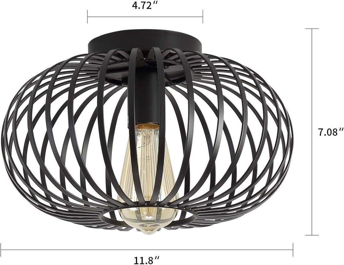 Indoor Ceiling Living Room Hall Main Lamp Round Lantern Bedroom Light