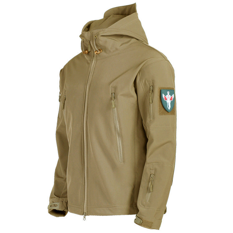 Shark Skin Soft Shell Jacket Suit Men's Mountaineering Clothing
