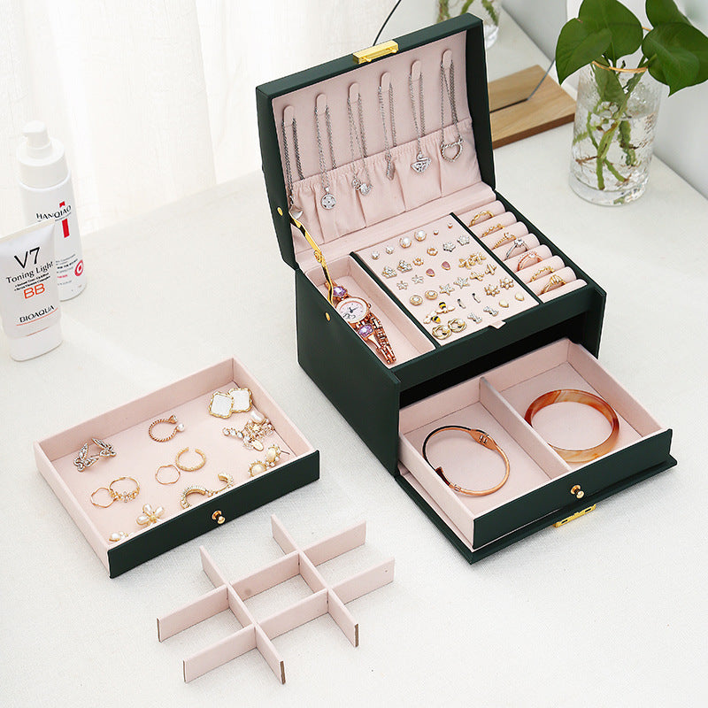 Three-layer Drawer Jewelry Box