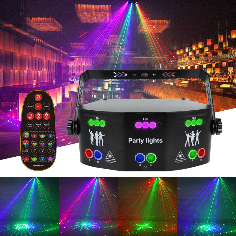 Multicolored Lights KTV Atmosphere Lights Rotating Voice