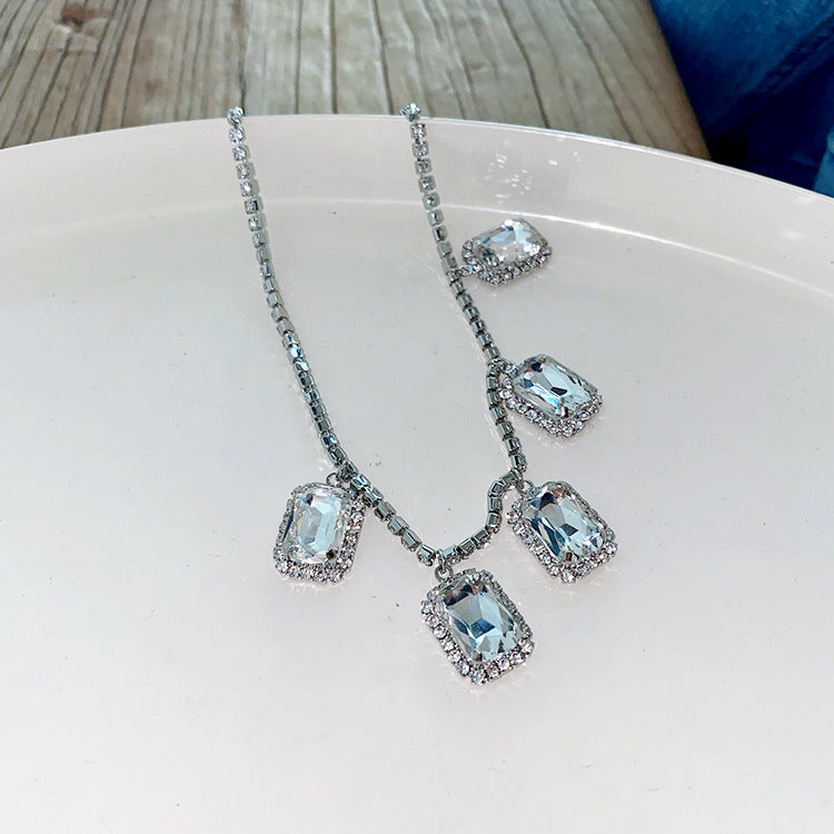 Fashion Hot Seller Shaped Zircon Necklace