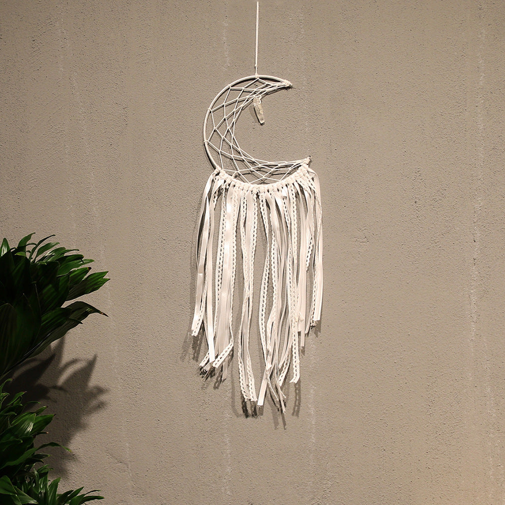 White Dream Catcher Home Pendant Background Decoration