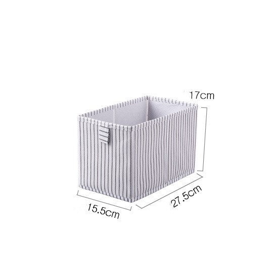 Non-woven folding sundries storage box