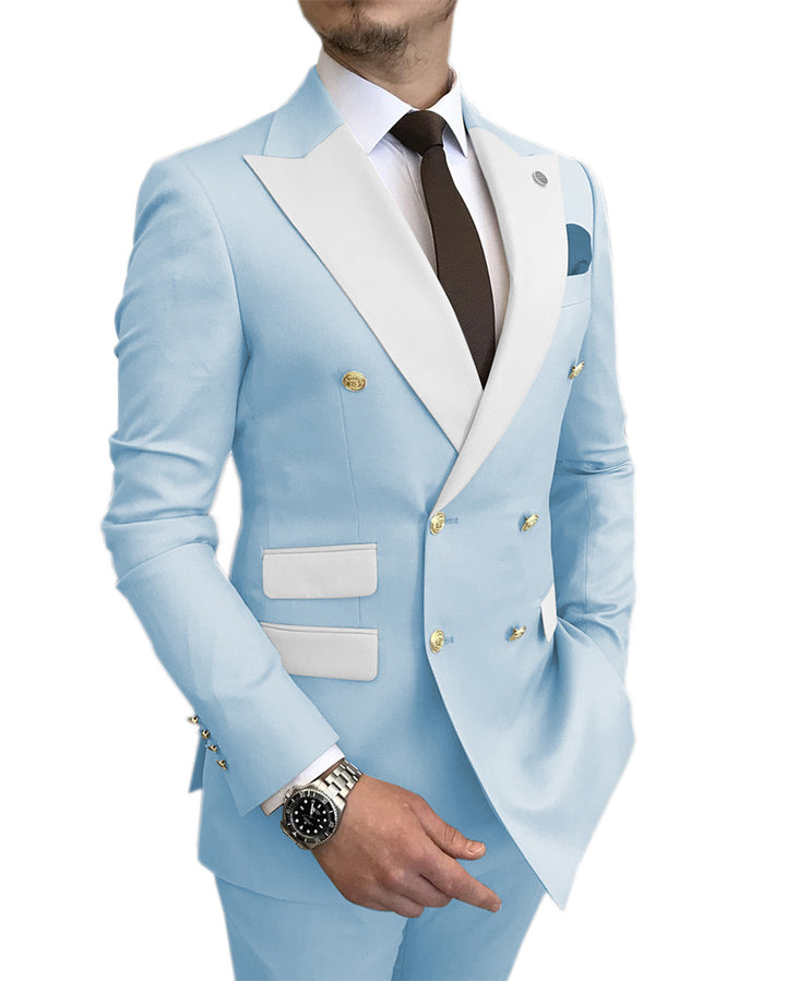 Casual Men's Slim Fit Two Piece Suit