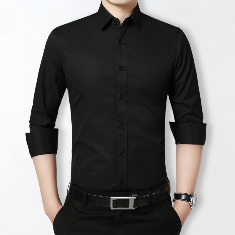 In the spring and Autumn period, the groom married the long sleeved shirt, the Korean gentleman's thin shirt, the business suit, the best man's shirt