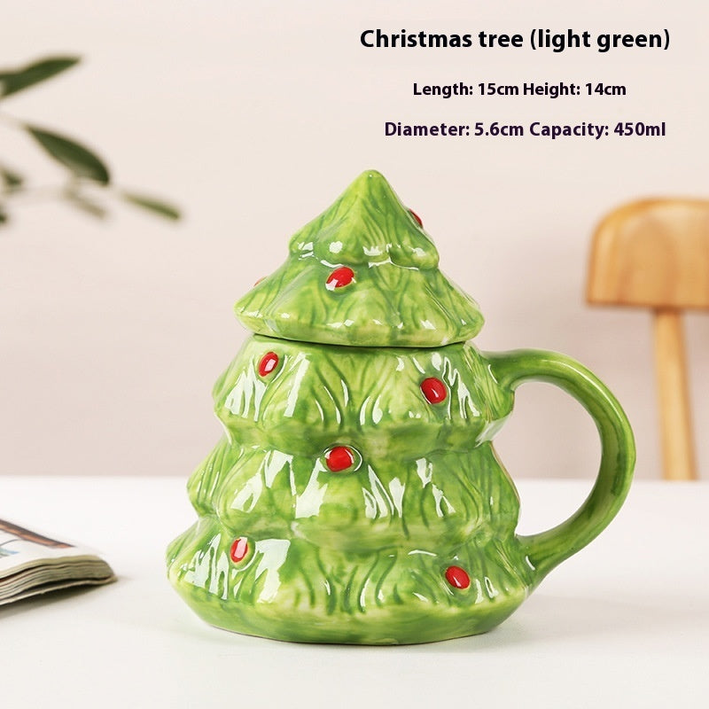 Creative Christmas Gift Ceramic Water Cup