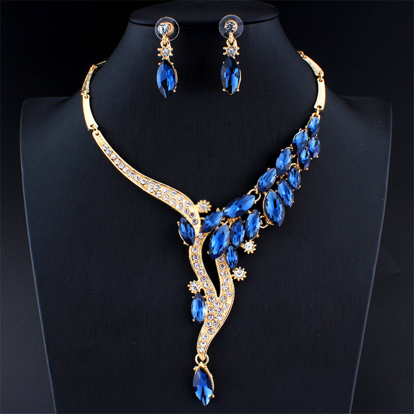 Fashion Jewelry Set Bridal Party Accessories Leaves