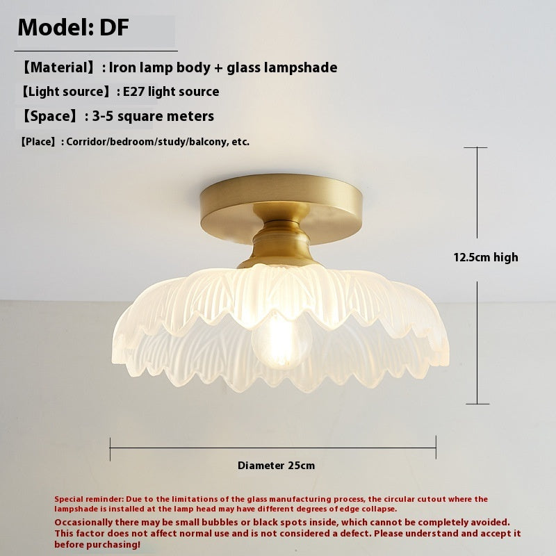 Glass Lampshade Aisle Corridor Balcony Entrance Foyer Lamps