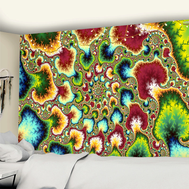 Dream Mushroom Psychedelic Rug Boho Home Decor