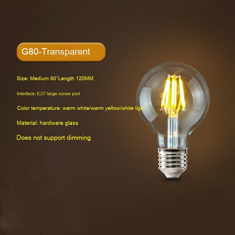 Edison Led Filament E27 Bulb Warm Light Tungsten Filament