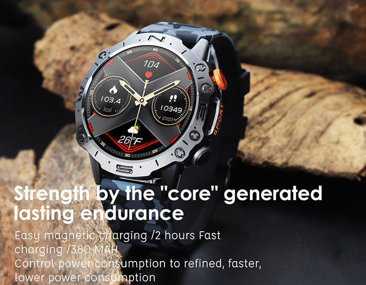 K59 Bluetooth Large Battery Outdoor Sport Smart Watch