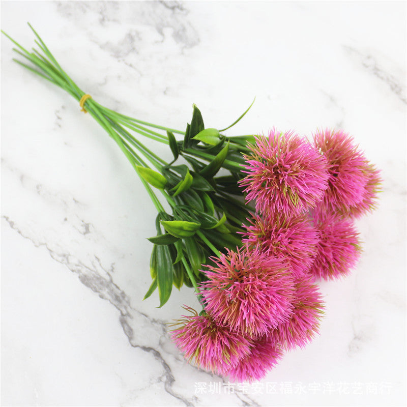 Single Artificial Dandelion Flower Plastic Home Decoration