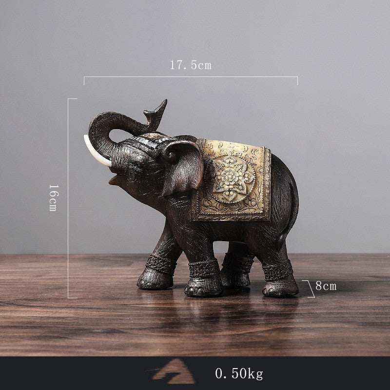 Elephant Resin Decoration Creative Home Living Room Office Desktop Wine Cooler