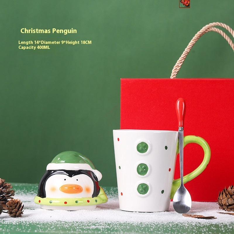 Creative Christmas Gift Ceramic Water Cup