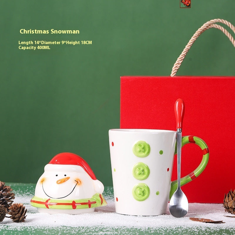 Creative Christmas Gift Ceramic Water Cup