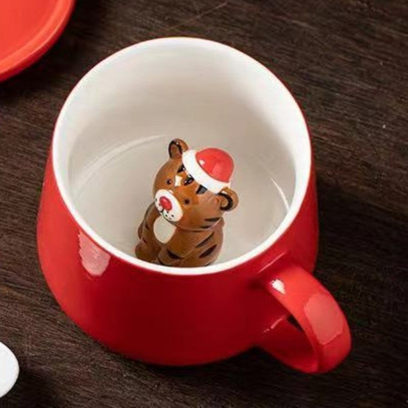 Creative Christmas Gift Ceramic Water Cup