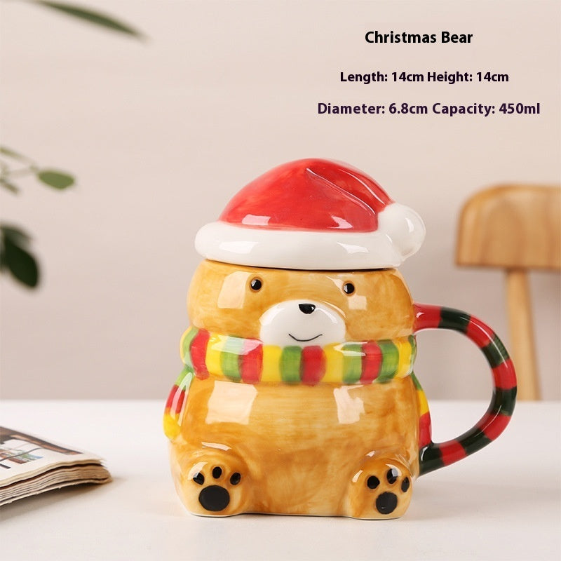 Creative Christmas Gift Ceramic Water Cup